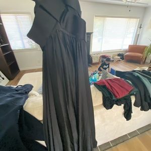 Black strapless elegant dress size 10